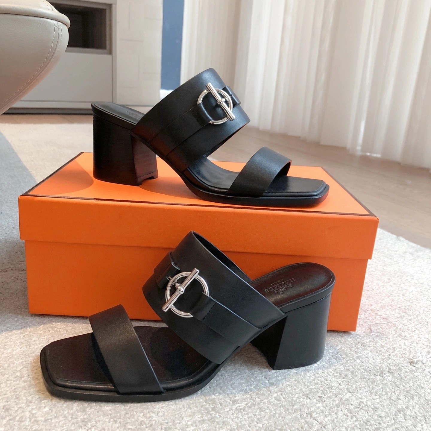 COCO-- H5r75s H251210Z 02 cowhide Heel height：6.5CM item:E-X002C2323